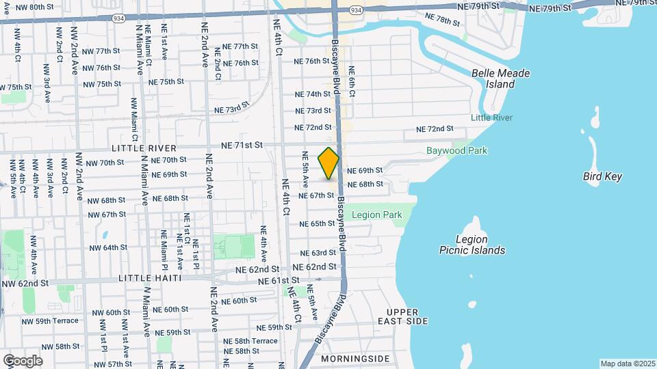 570 NE 68th St Map and Location Details
