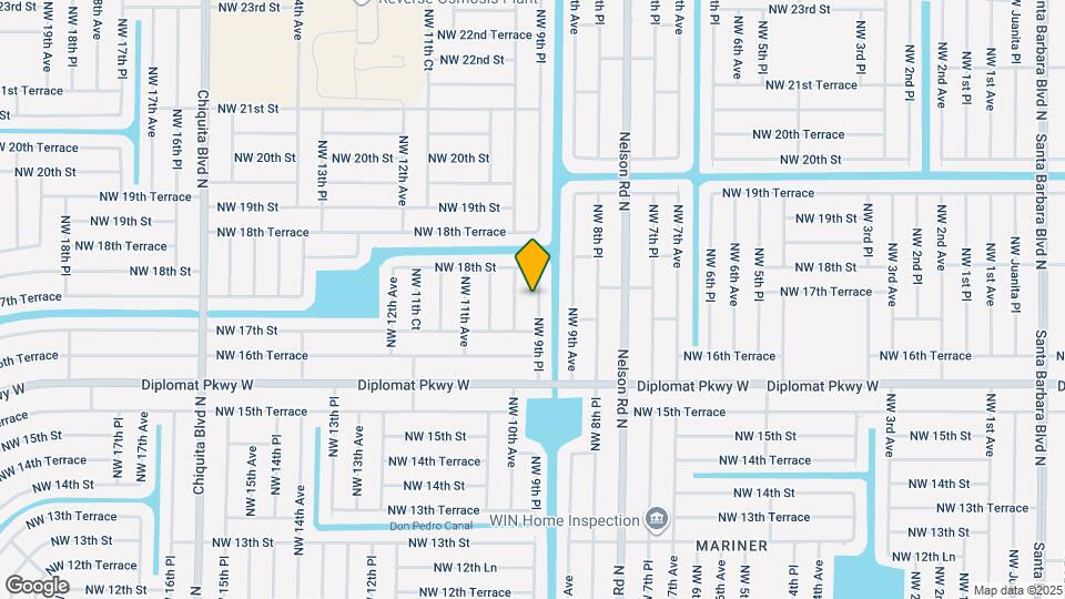 1720 NW 9th Pl Map and Location Details