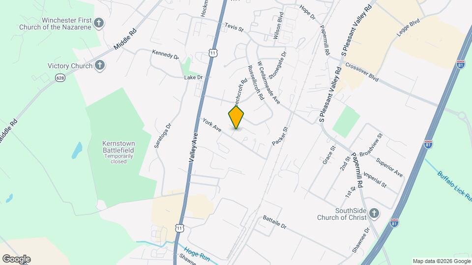 504 Yorktowne Pl Map and Location Details