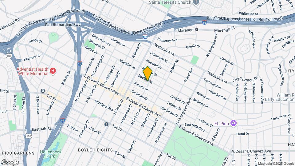 519 N Fickett St Map and Location Details