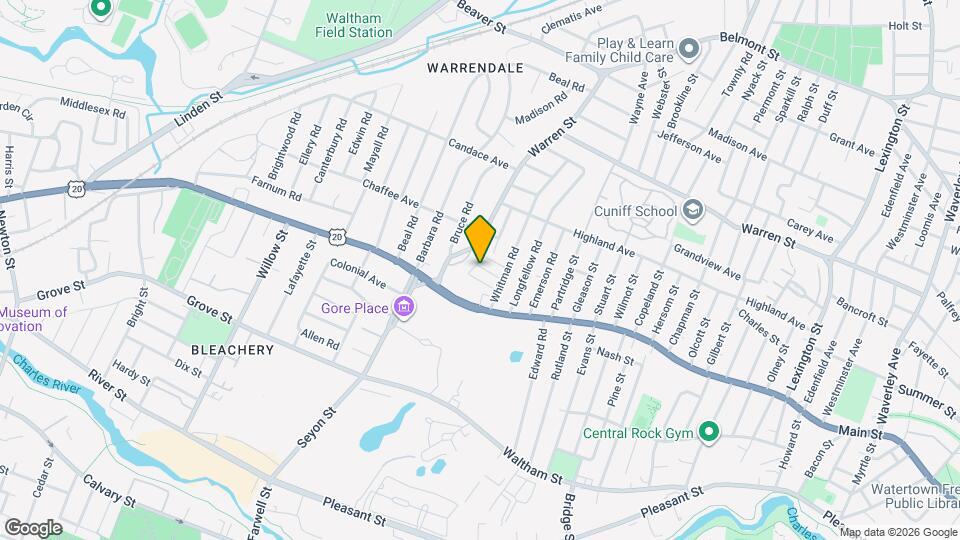 6 Whitman Rd Map and Location Details