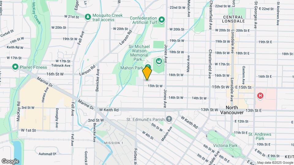 460 15th St W Map and Location Details
