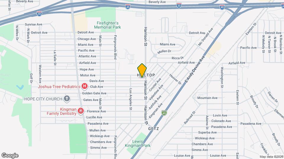 2237 Davis Ave Mapa y Detalles de la Ubicación