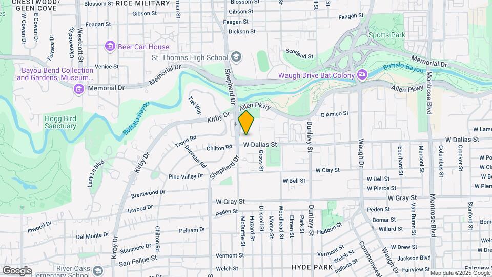 3636 W Dallas St Map and Location Details