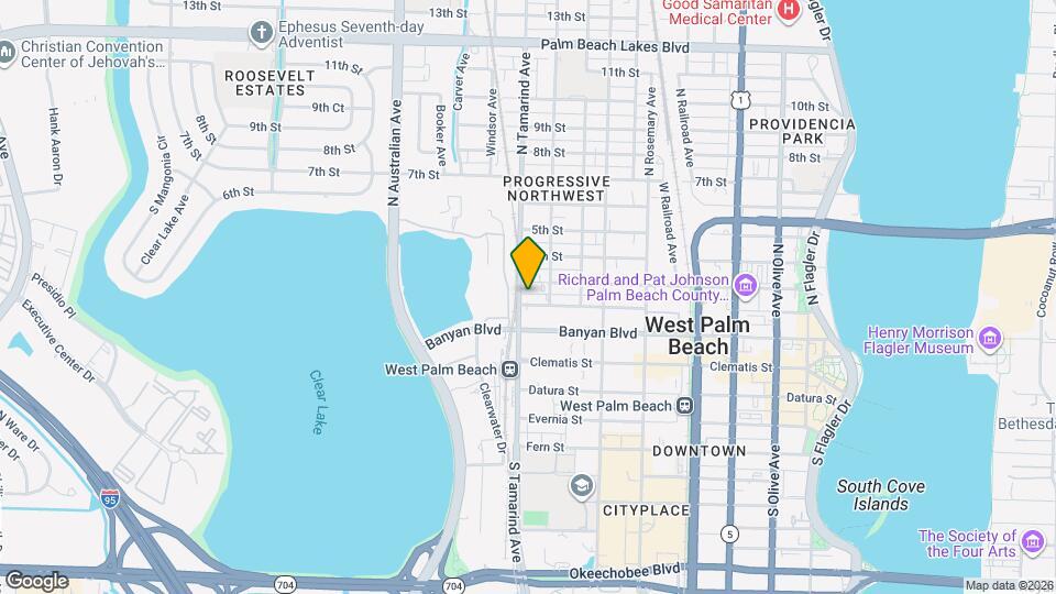 304 N Tamarind Ave Map and Location Details