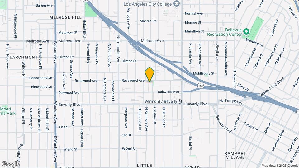 427 N Heliotrope Dr Mapa y Detalles de la Ubicación