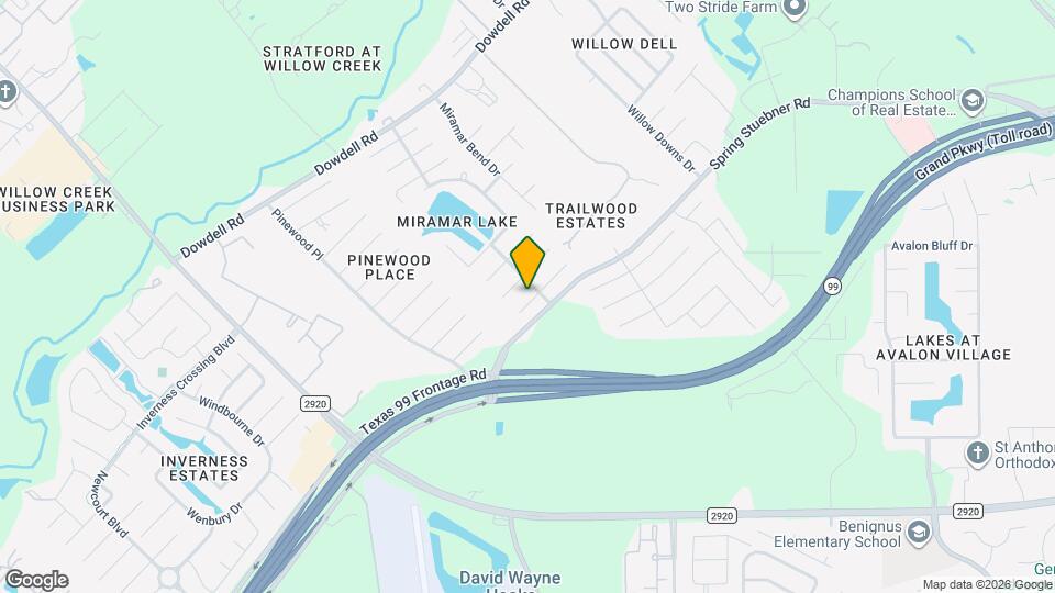 8306 Calico Canyon Dr Map and Location Details