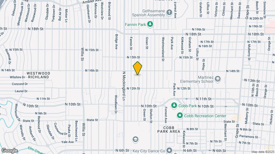 1318 Burger St Map and Location Details
