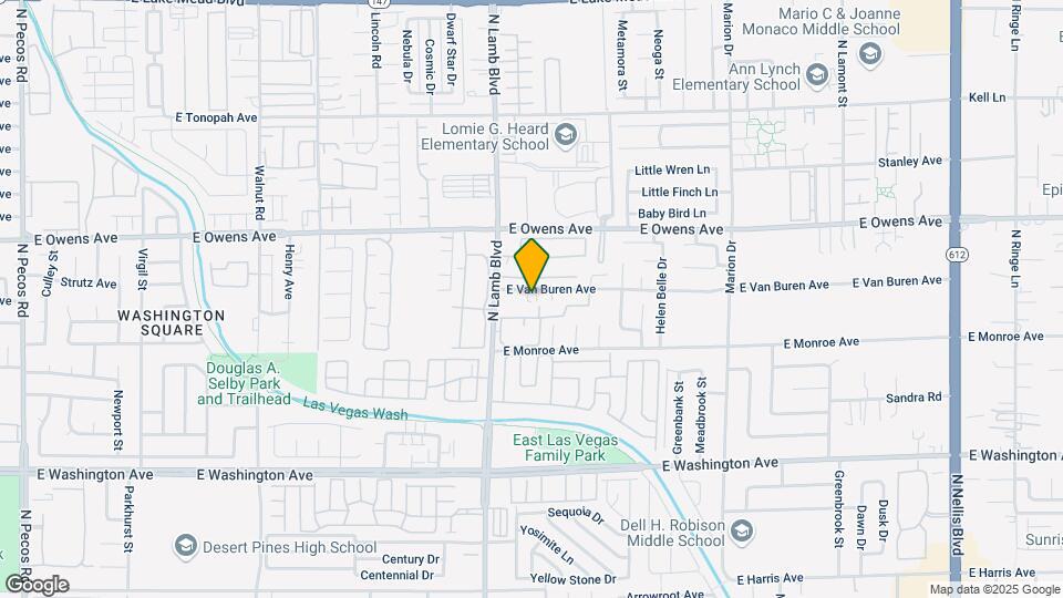 4430 E Van Buren Ave Map and Location Details