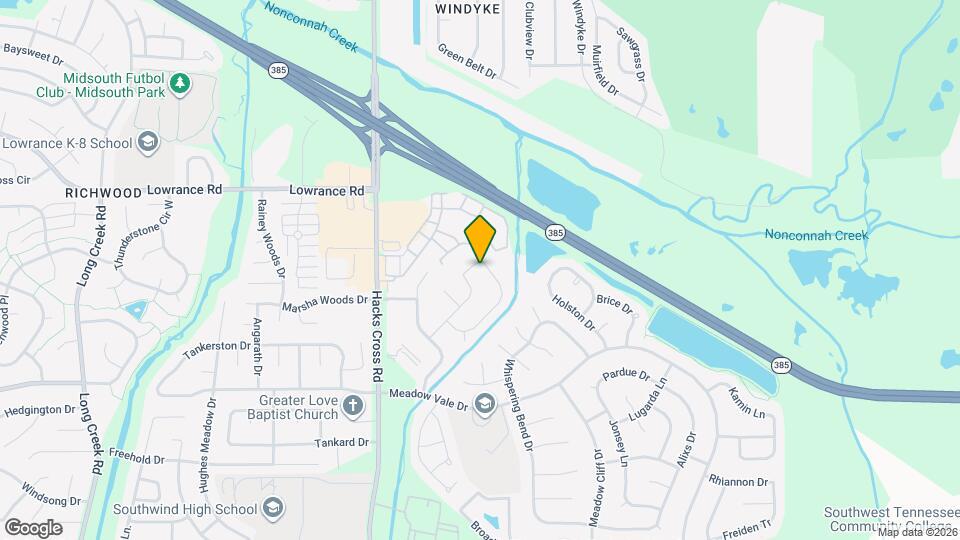 4239 Barren Brook Dr Map and Location Details