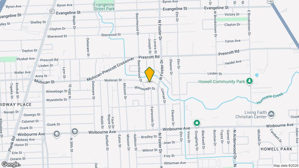 4882 Mohican St Map and Location Details