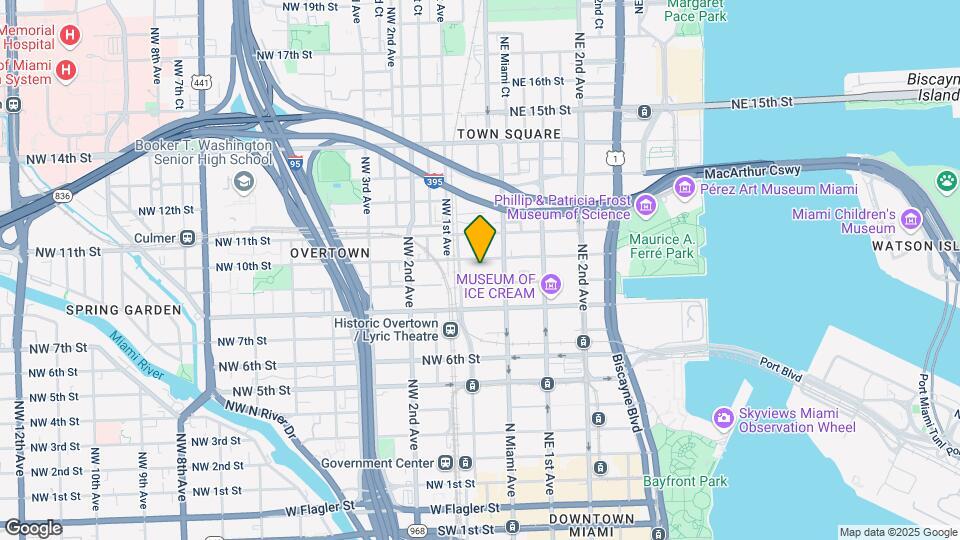 915 NW 1st Ave Map and Location Details