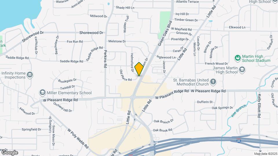 3915 Wrentham Dr Mapa y Detalles de la Ubicación