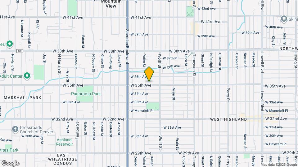 4945 W 35th Ave Map and Location Details