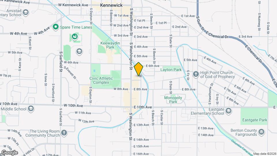 618 S Alder St Map and Location Details