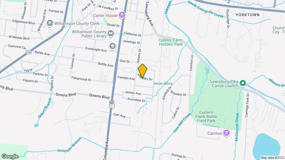 304 Mercury Dr Map and Location Details