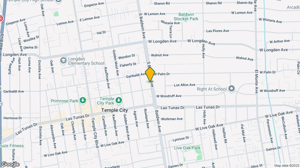 2433-2435 S Baldwin Ave Mapa y Detalles de la Ubicación