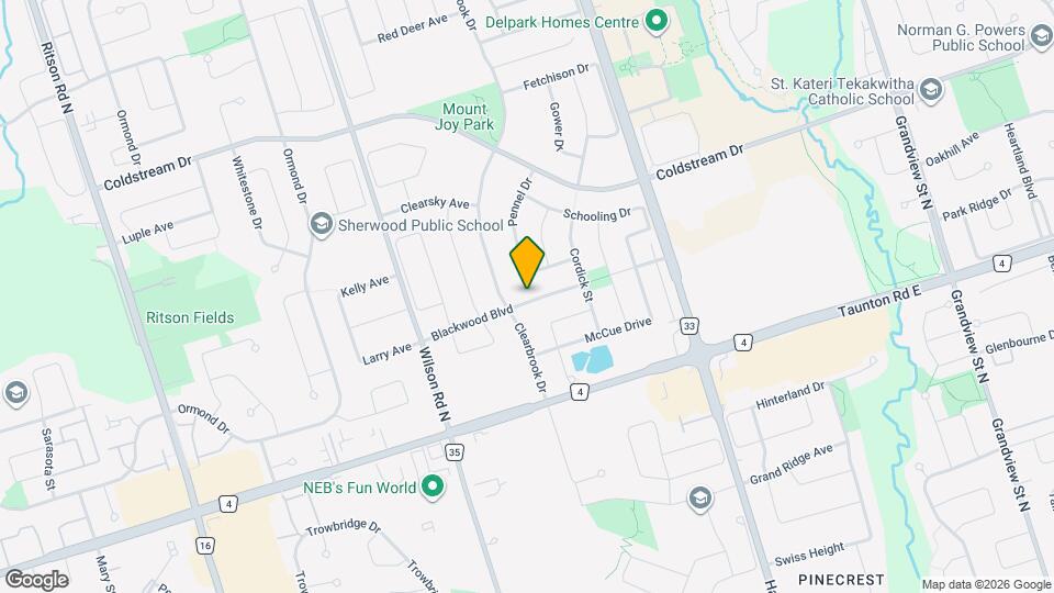 644 Blackwood Blvd Map and Location Details