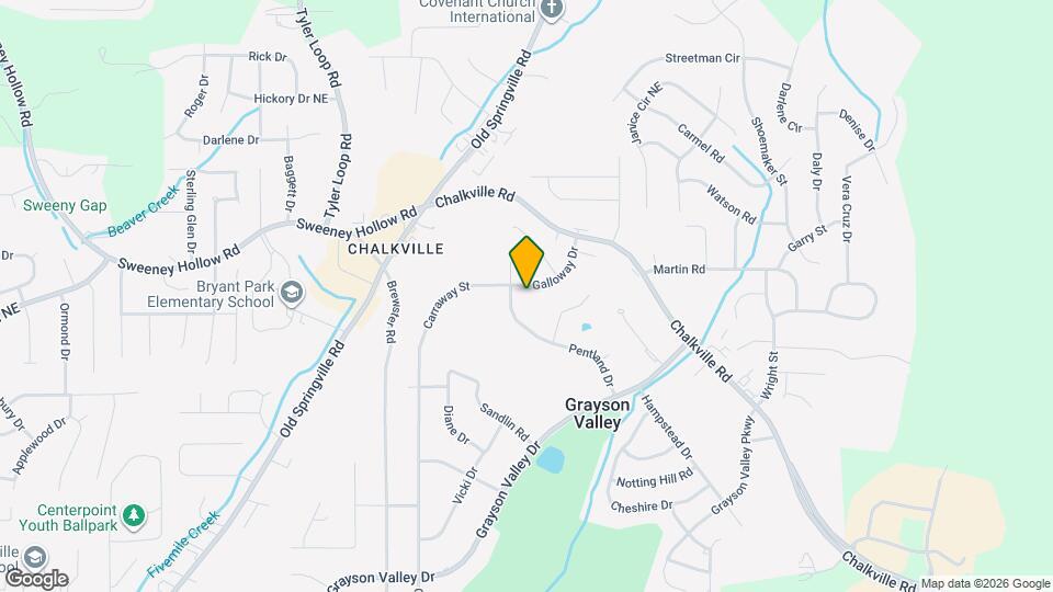 2505 Galloway Dr Map and Location Details