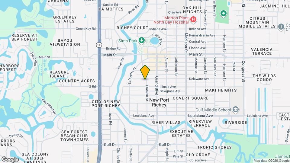 5624 Delaware Ave Map and Location Details