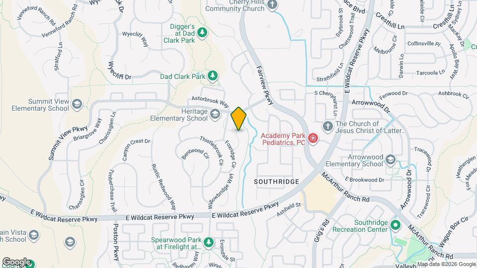 3493 Foxridge Trail Mapa y Detalles de la Ubicación