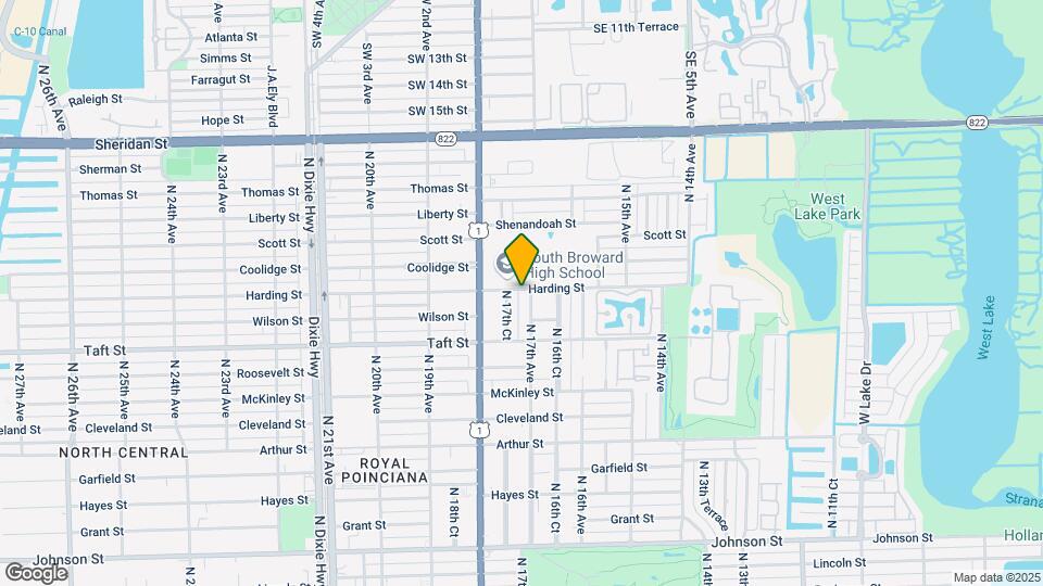 1765 Harding St Map and Location Details