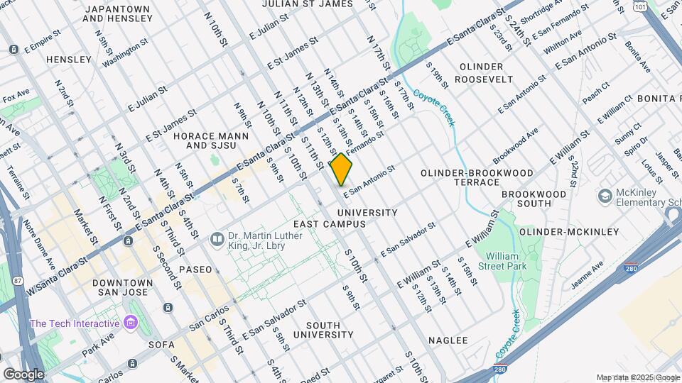 184 S 11th St Mapa y Detalles de la Ubicación