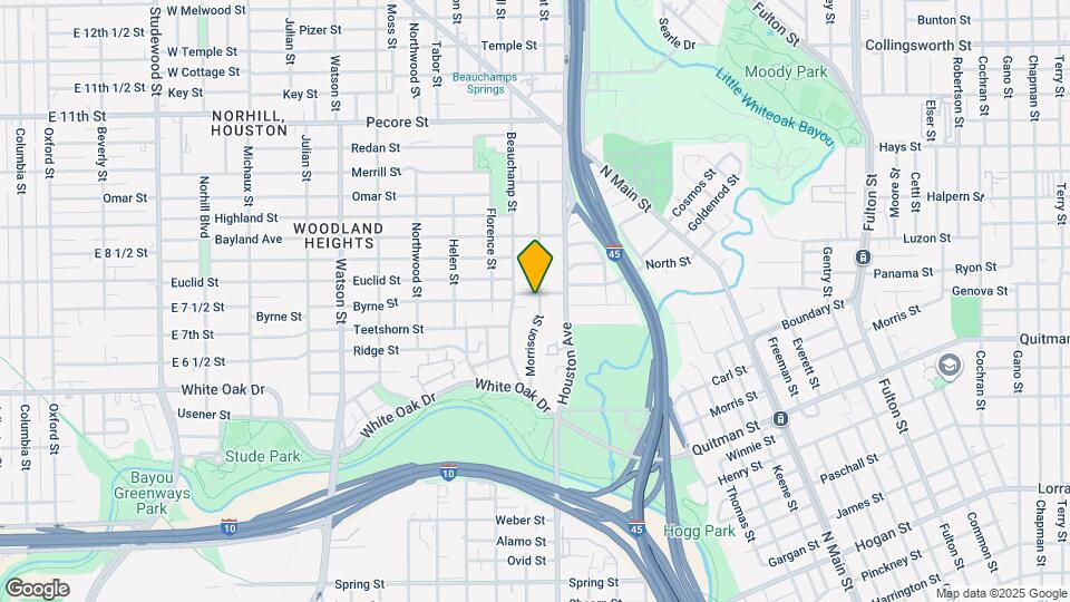 2821 Morrison St Map and Location Details