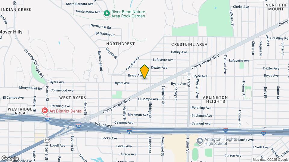 4908 Byers Ave Map and Location Details