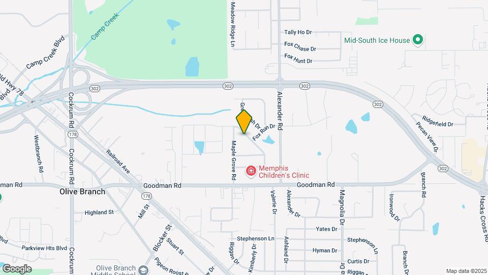 7233 Crape Myrtle Dr Map and Location Details