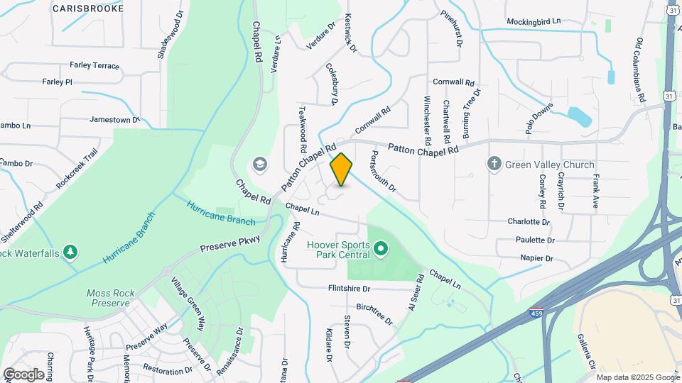 1210 Patton Creek Ln Map and Location Details