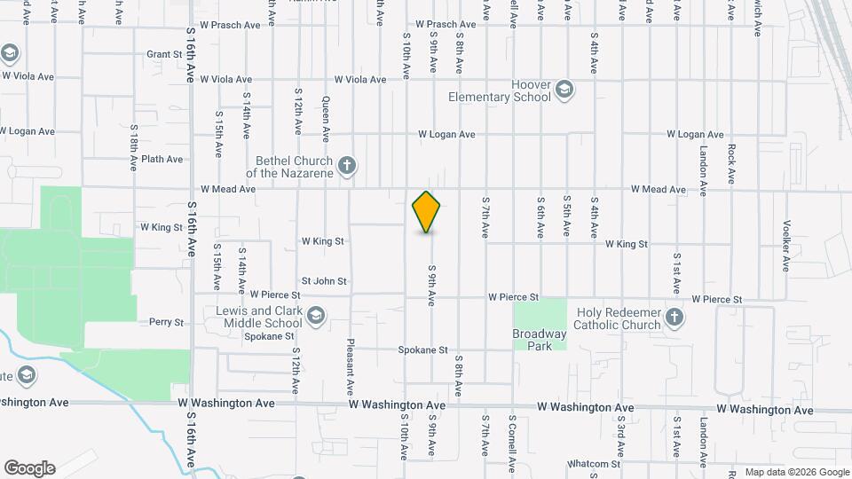 1522 S 9th Ave Map and Location Details