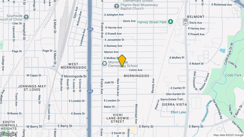 1013 Colvin St Map and Location Details