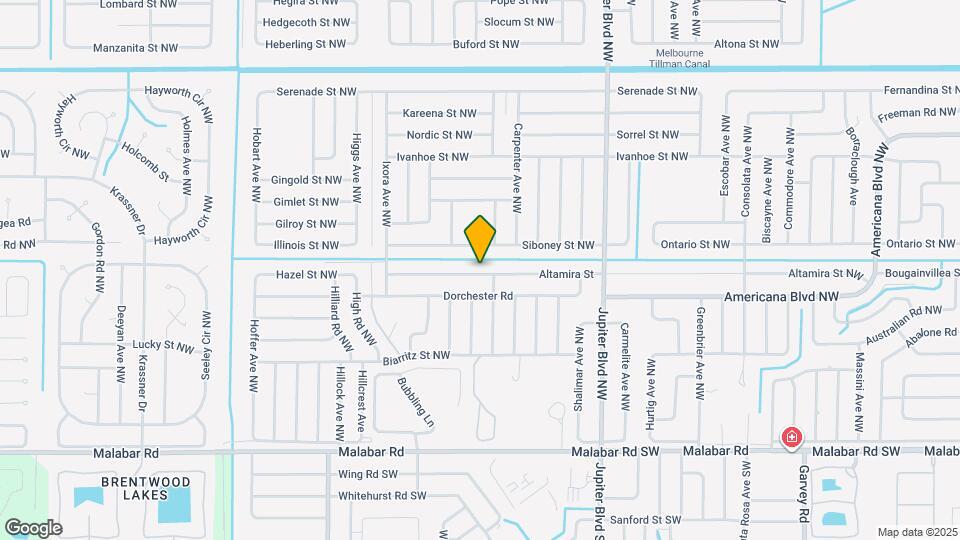 1109 Altamira St NW Map and Location Details