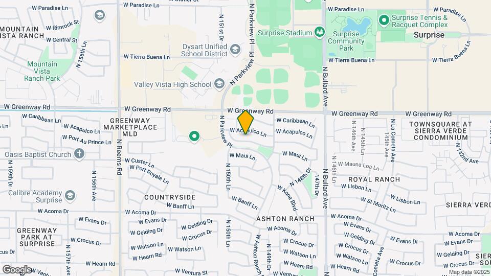 14958 W Port Au Prince Ln Map and Location Details