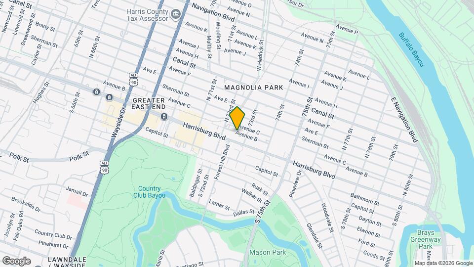 7224 Avenue B Map and Location Details