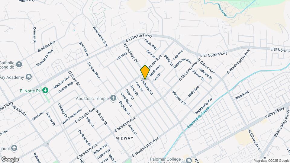 930 Goldenrod St Mapa y Detalles de la Ubicación