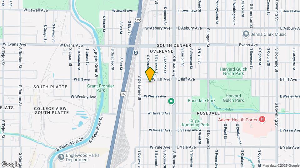 2318 S Cherokee St Map and Location Details