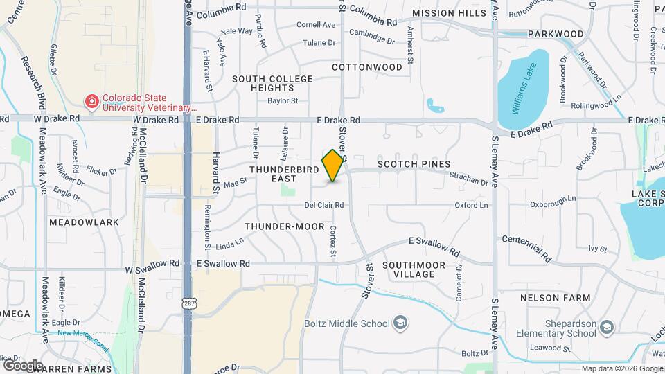 525 Strachan Dr Map and Location Details