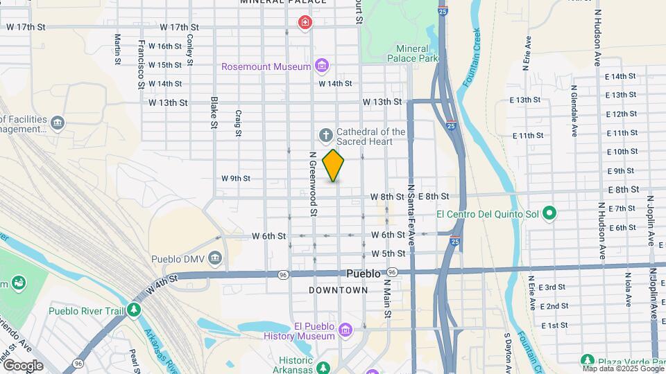 813 N Grand Ave Map and Location Details