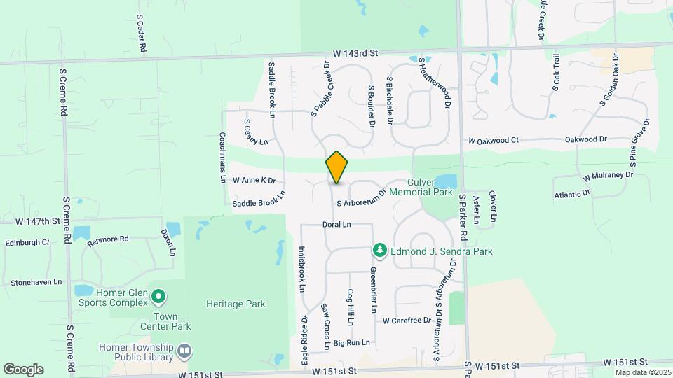 14627 S Pebble Creek Dr Map and Location Details