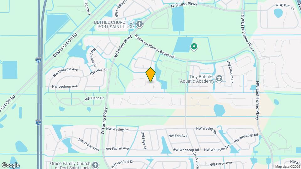 5834 NW Coosa Dr Map and Location Details