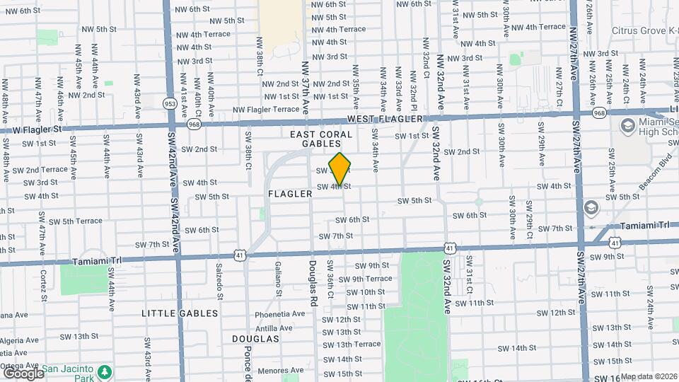 3610 SW 4th St Map and Location Details