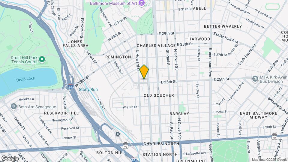 116 W 25th St Mapa y Detalles de la Ubicación