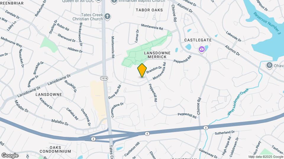 3368 Montavesta Rd Map and Location Details