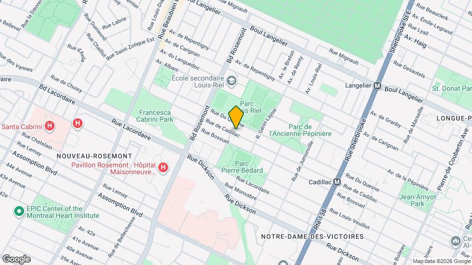 6002 Pierre-Bédard Rue Map and Location Details