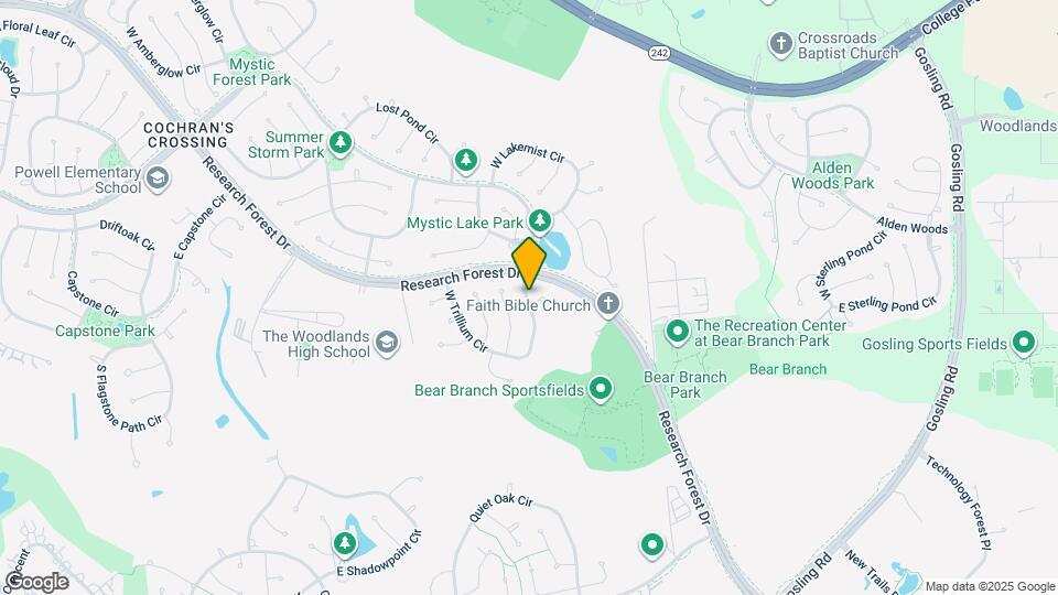 15 E Trillium Cir Map and Location Details