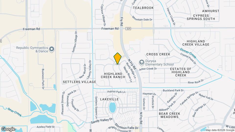 6827 Highwind Bend Ln Map and Location Details