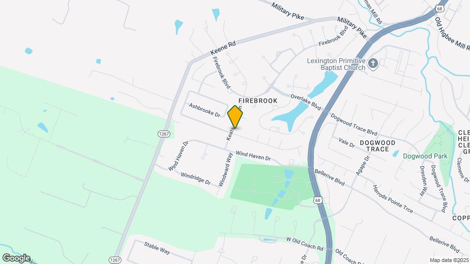 2613 Ashbrooke Dr Map and Location Details