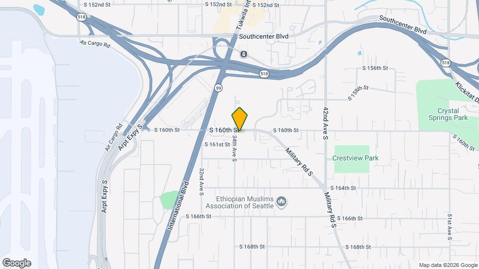 16006 34th Ave S Map and Location Details